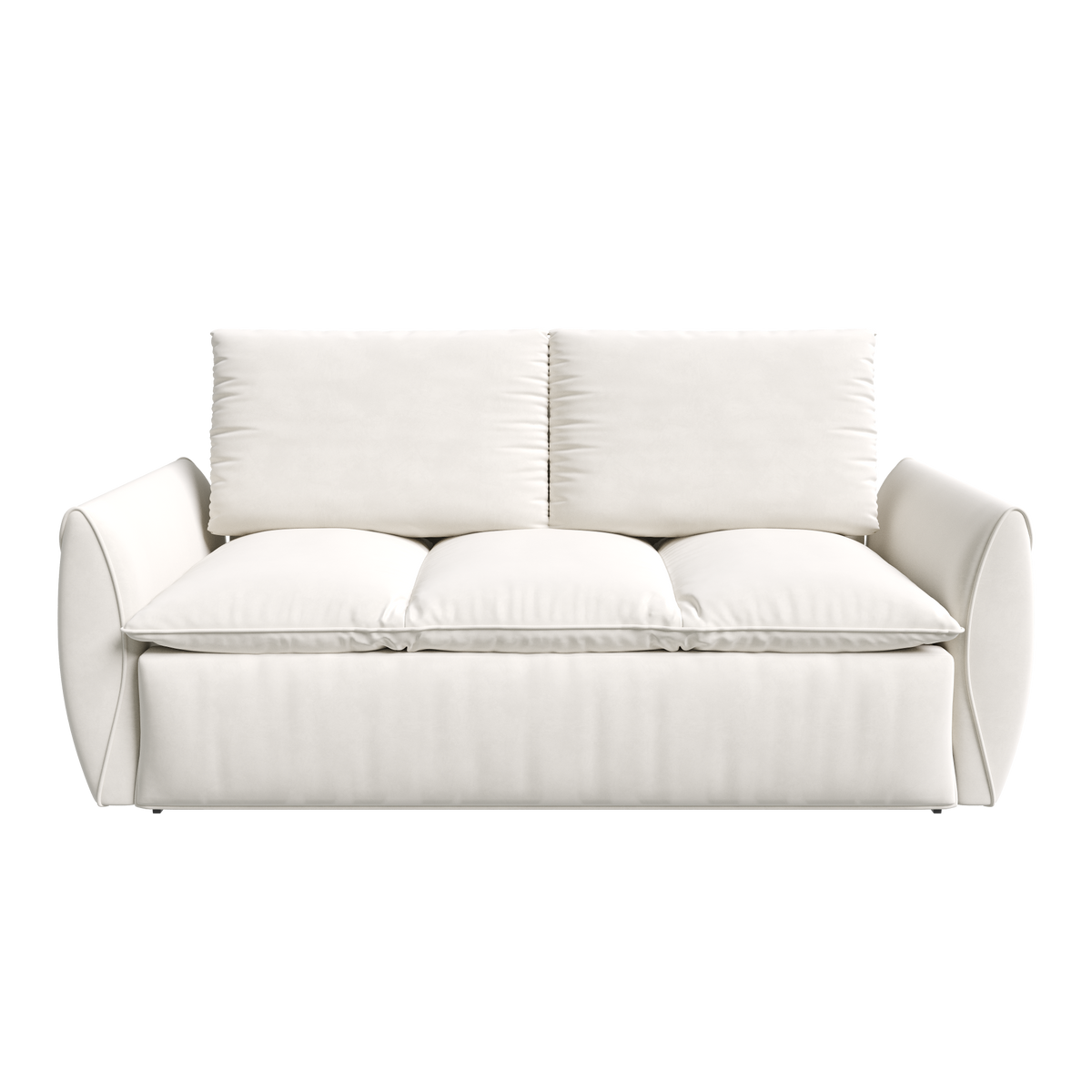 Multi-Functional Convertible Velvet Sleeper Sofa Bed With Pillows