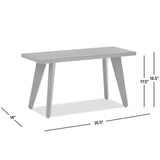 Solid Red Oak Wood Handcrafted Dining Bench - Omega Lifestyles