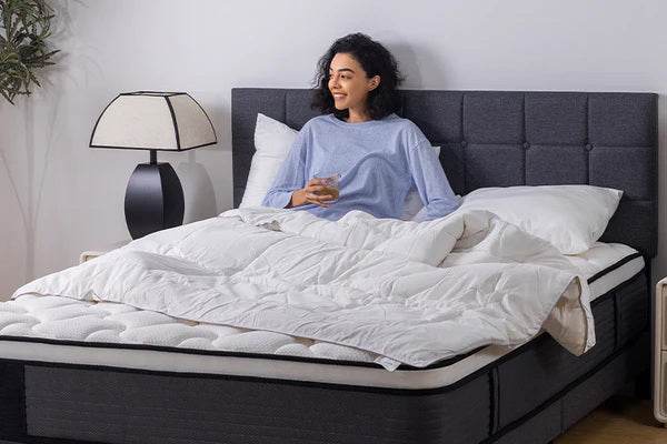 Medium 10-Inch Cooling Gel Memory Foam Hybrid Mattress - Omega Lifestyles