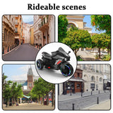 12V Grey Plastic Kids Electric Ride-On Motorcycle - Omega Lifestyles