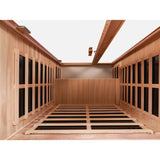 Two-Person Far-Infrared Solid Wood Outdoor Sauna - Omega Lifestyles