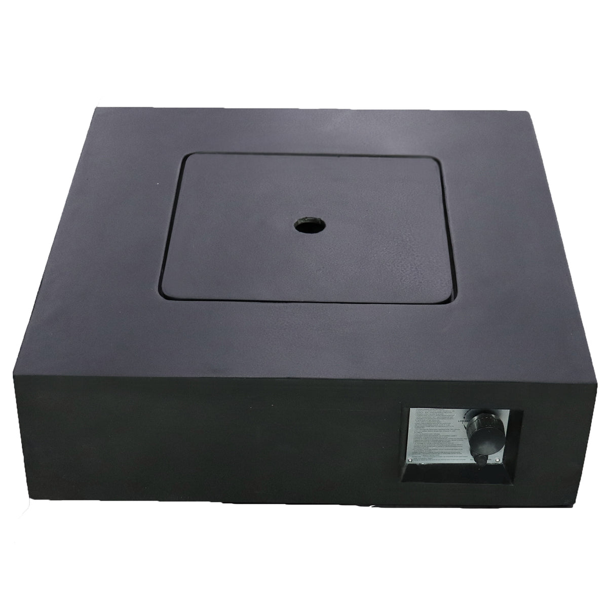 Fiber Reinforced Concrete Push-Button Ignition Fire Pit Table