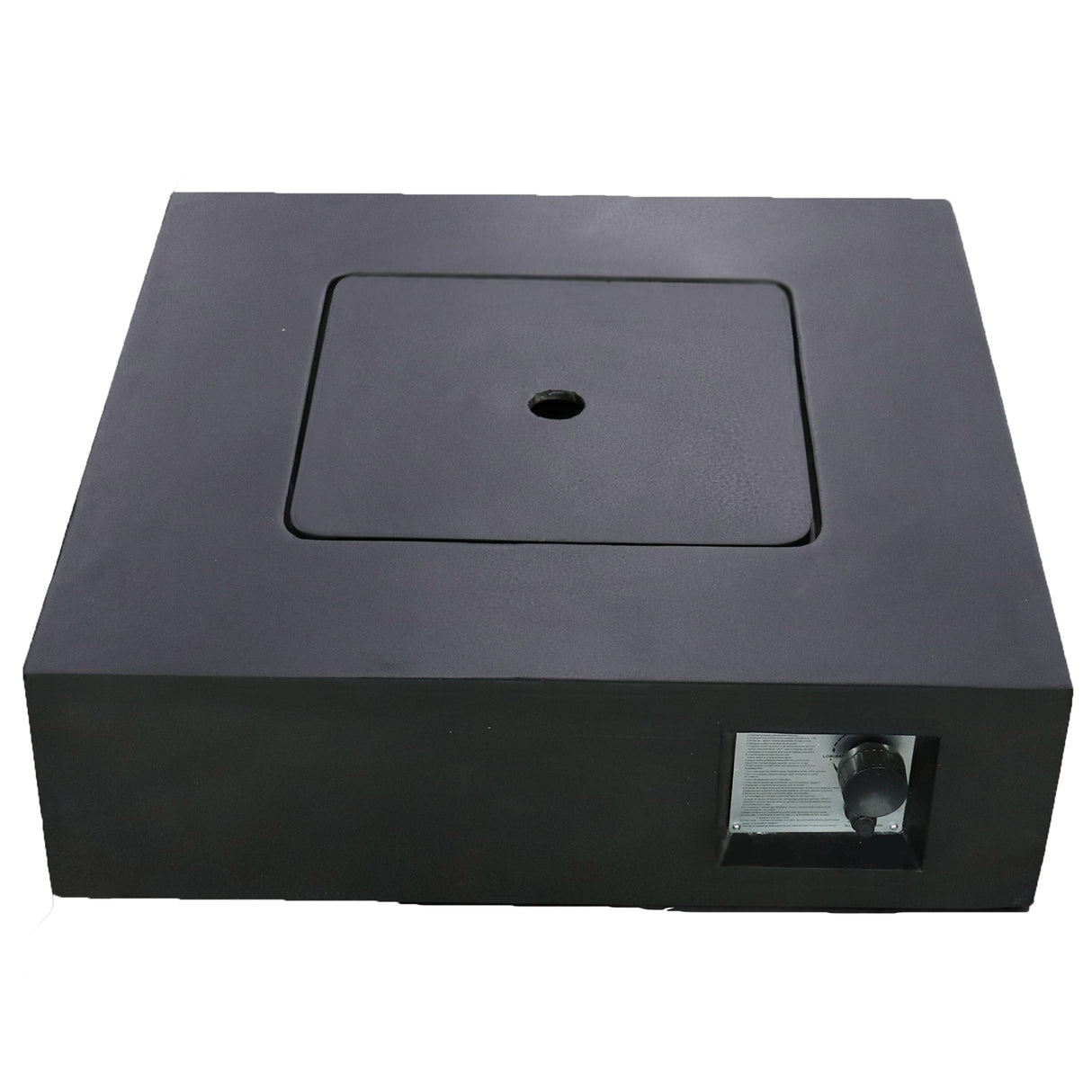 Fiber Reinforced Concrete Push-Button Ignition Fire Pit Table