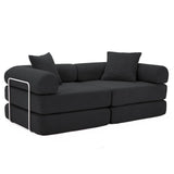 Modular Folding Convertible Corduroy Sofa Bed - Omega Lifestyles