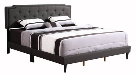 Queen Fabric Upholstered Foam Filled Bed Frame - Omega Lifestyles