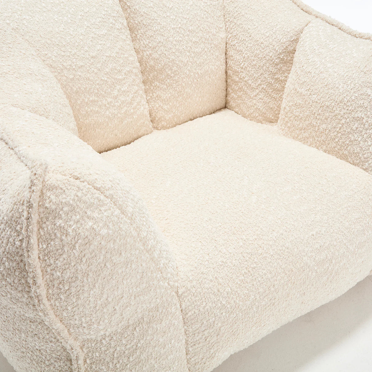 Chenille Bean Bag Chair With Resilient Foam - Omega Lifestyles
