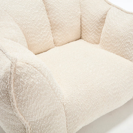 Chenille Bean Bag Chair With Resilient Foam - Omega Lifestyles