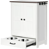 Hidden Pull-Out Dog Feeding Station With Bowls - Sleep Galleria