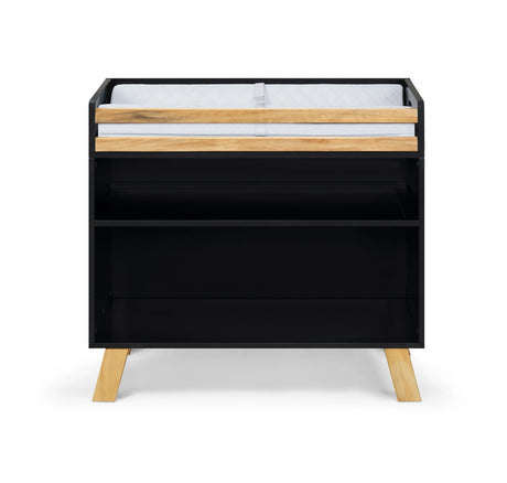 Solid Wood Multi Purpose Black Changing Table - Omega Lifestyles
