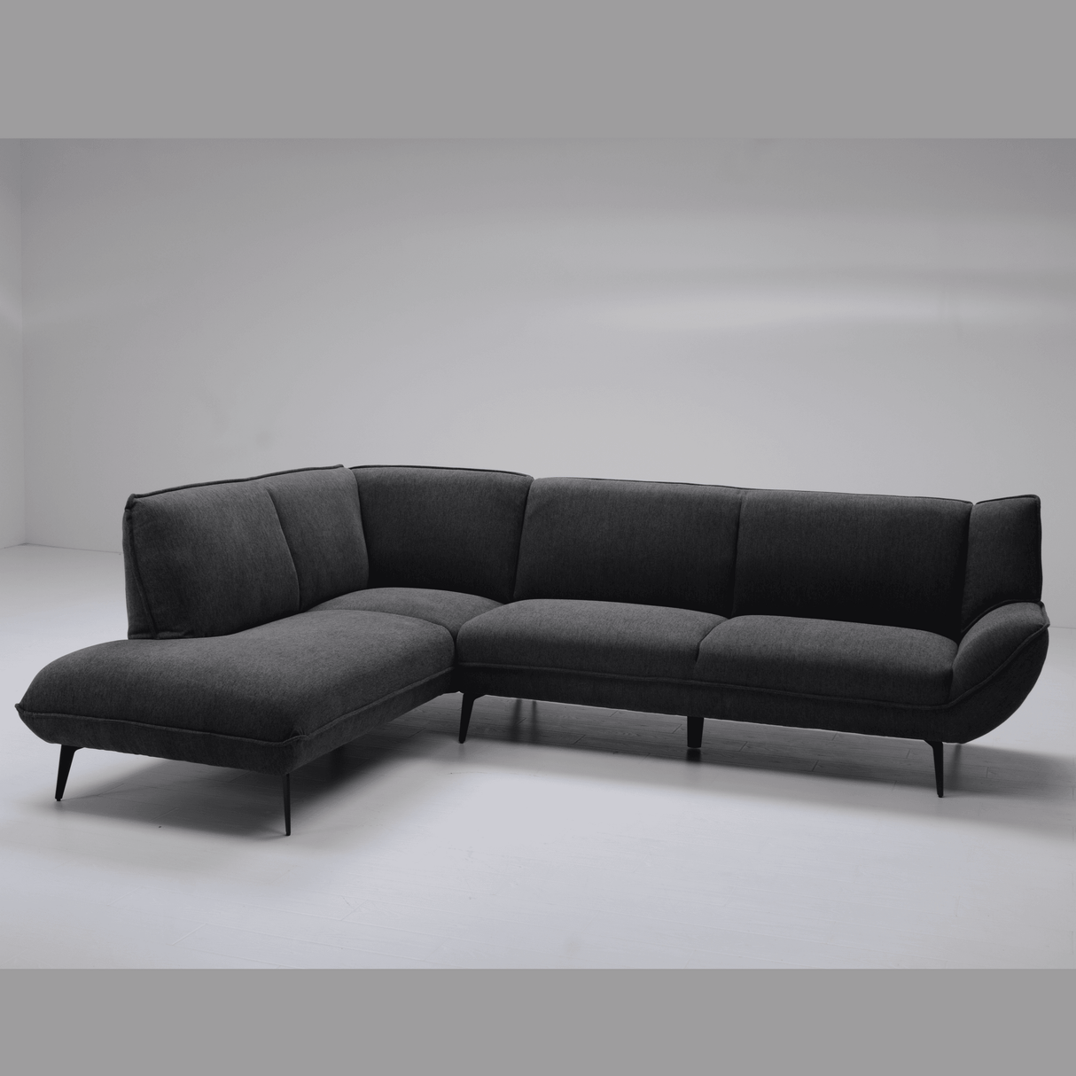 Large Soft Combination Sofa With Two-Tone Fabric - Omega Lifestyles