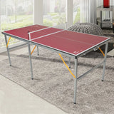 Mid-Size Foldable Portable Indoor Outdoor Ping Pong Table - Omega Lifestyles