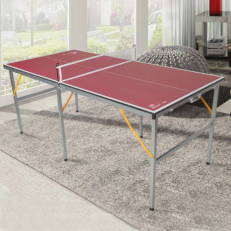 Mid-Size Foldable Portable Indoor Outdoor Ping Pong Table - Omega Lifestyles