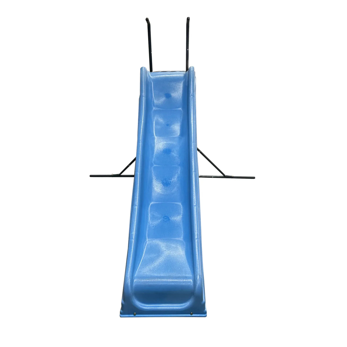 7-Foot Kids Freestanding Blue Plastic Slide Playground - Omega Lifestyles