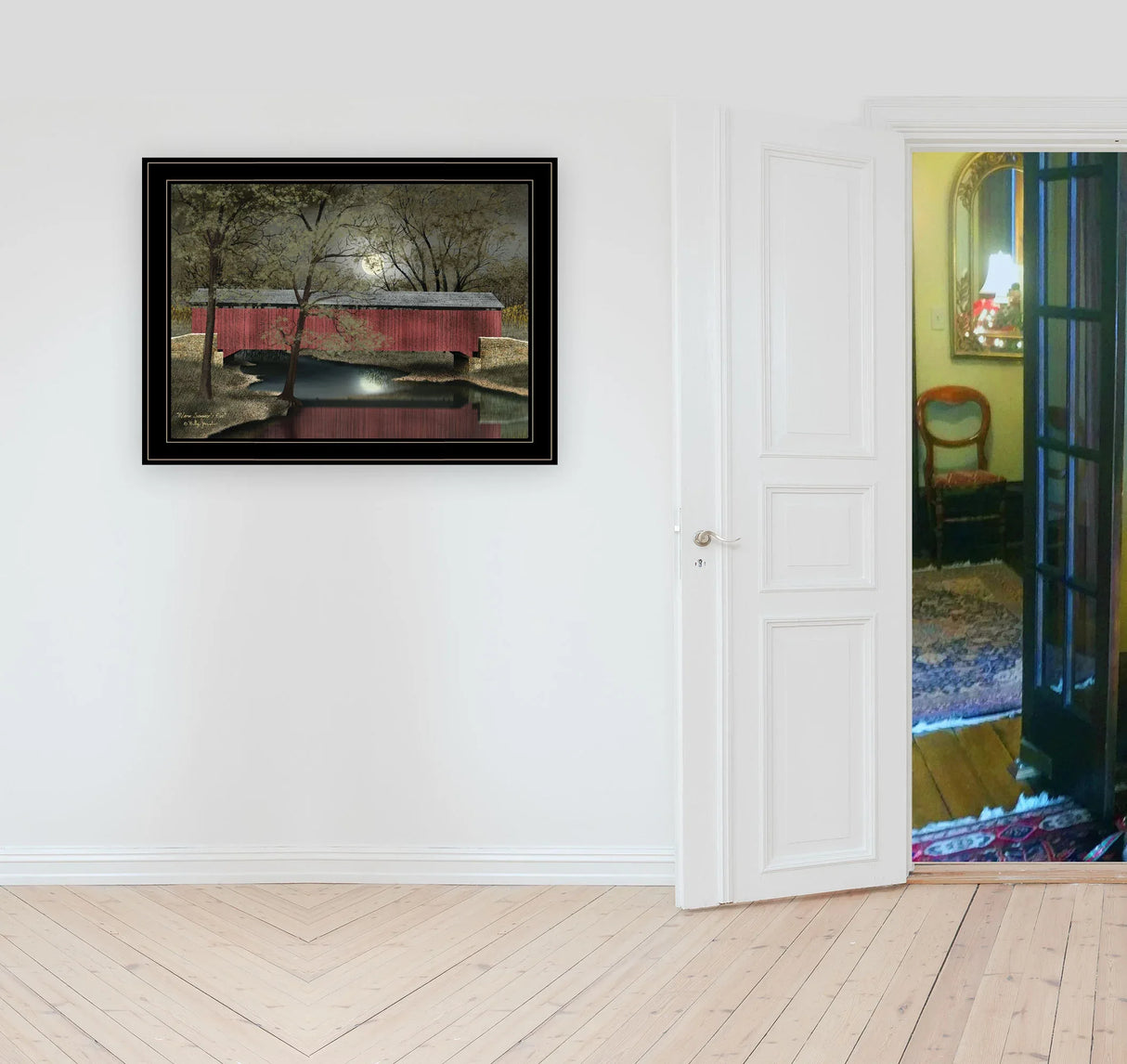 Modern Multicolor Paper Framed Wall Art Decor - Omega Lifestyles