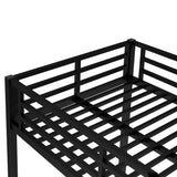 Metal Twin XL Over Twin XL Space-Saving Bunk Bed - Omega Lifestyles