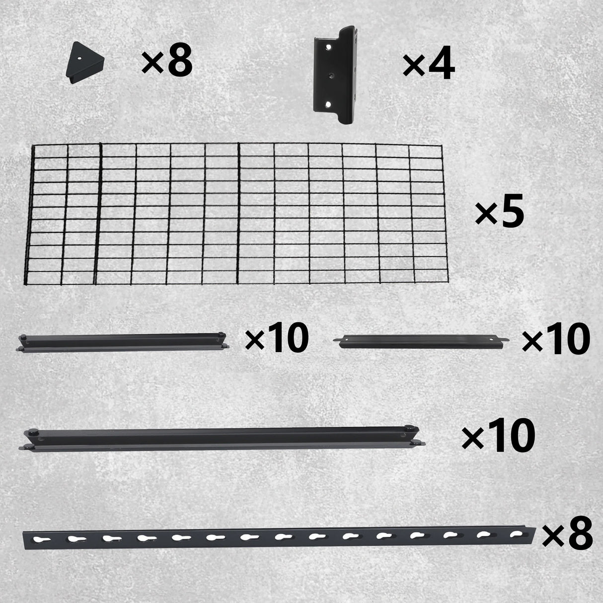 Heavy-Duty Adjustable Steel 5-Tier Storage Shelving Unit - Omega Lifestyles