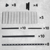 Heavy-Duty Adjustable Steel 5-Tier Storage Shelving Unit - Omega Lifestyles