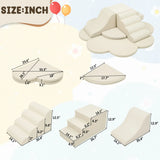 6-Piece Soft Foam Climbing Blocks Activity Play Set - Omega Lifestyles