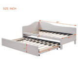 Twin Upholstered L-Shaped Daybed With Pop-Up Trundle - Omega Lifestyles