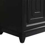 Modern Black Particle Board MDF TV Stand Cabinet - Omega Lifestyles