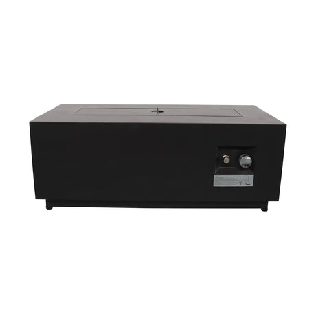 Modern Outdoor Steel Propane Fire Pit Table - Omega Lifestyles