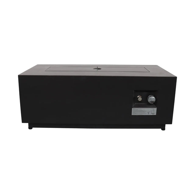 Modern Outdoor Steel Propane Fire Pit Table - Omega Lifestyles