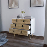Modern Chic Engineered Wood 3-Drawer Dresser - Sleep Galleria