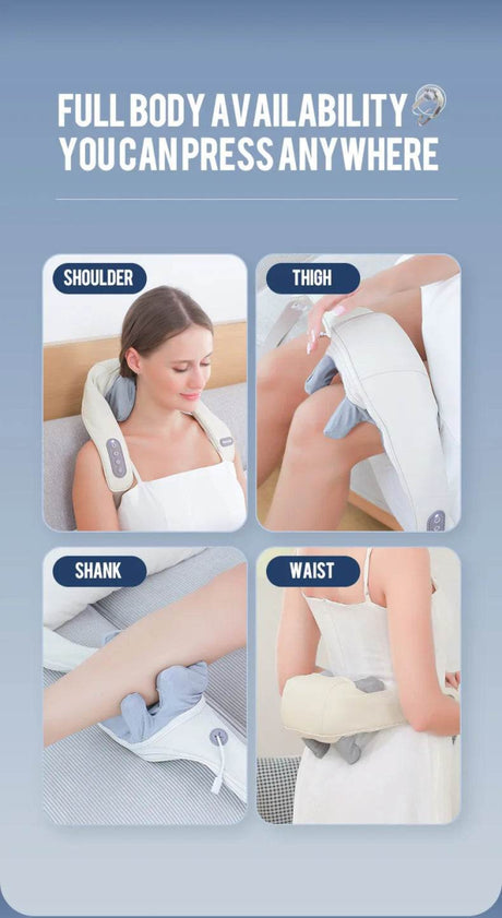 26W Brushless Motor Shoulder And Neck Massager Shawl - Sleep Galleria