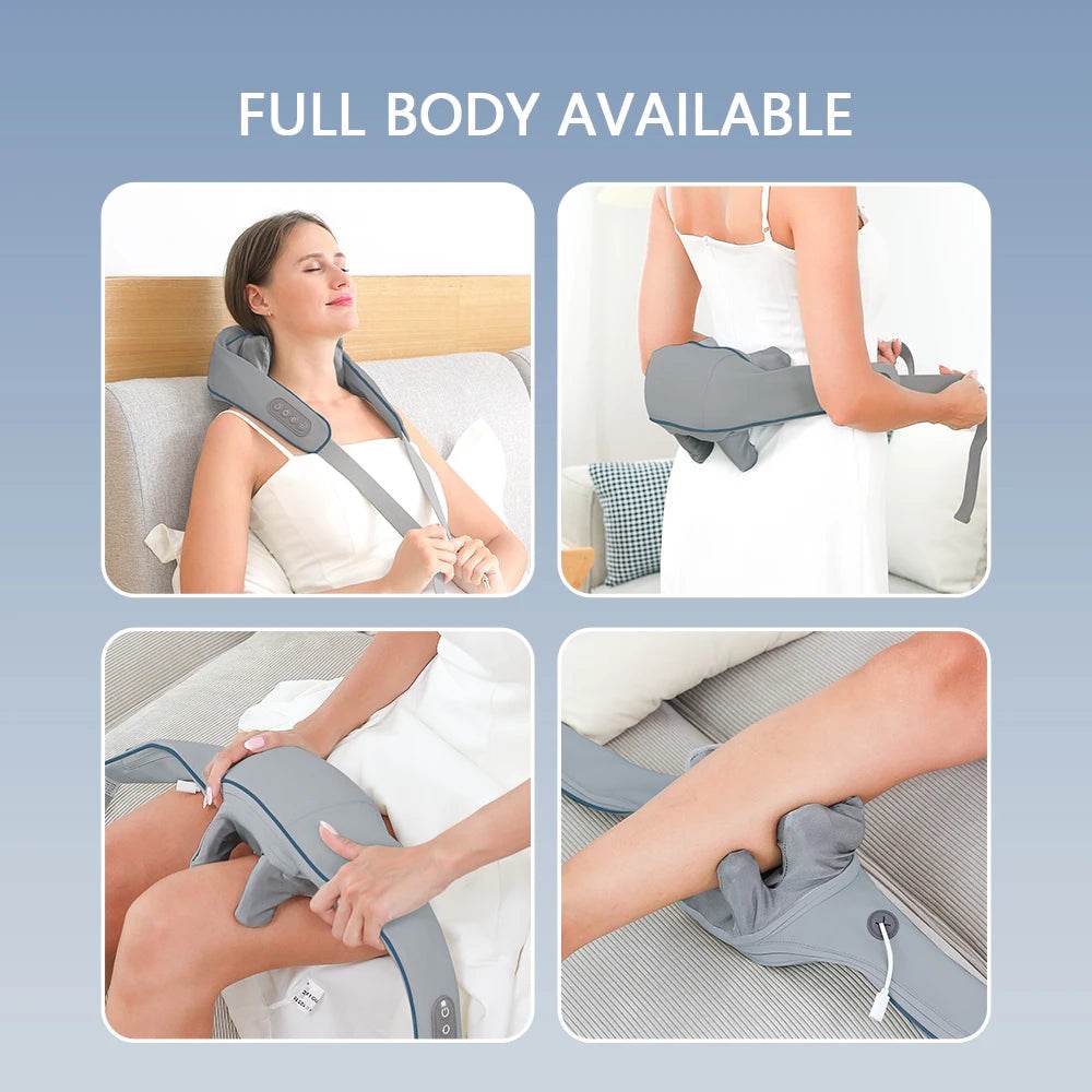 26W Brushless Motor Shoulder And Neck Massager Shawl - Sleep Galleria