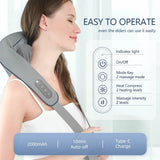 26W Brushless Motor Shoulder And Neck Massager Shawl - Sleep Galleria