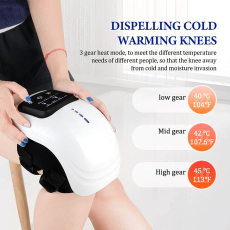 Smart Electric Knee Massager With Air Pressure Therapy - Omega Lifestyles