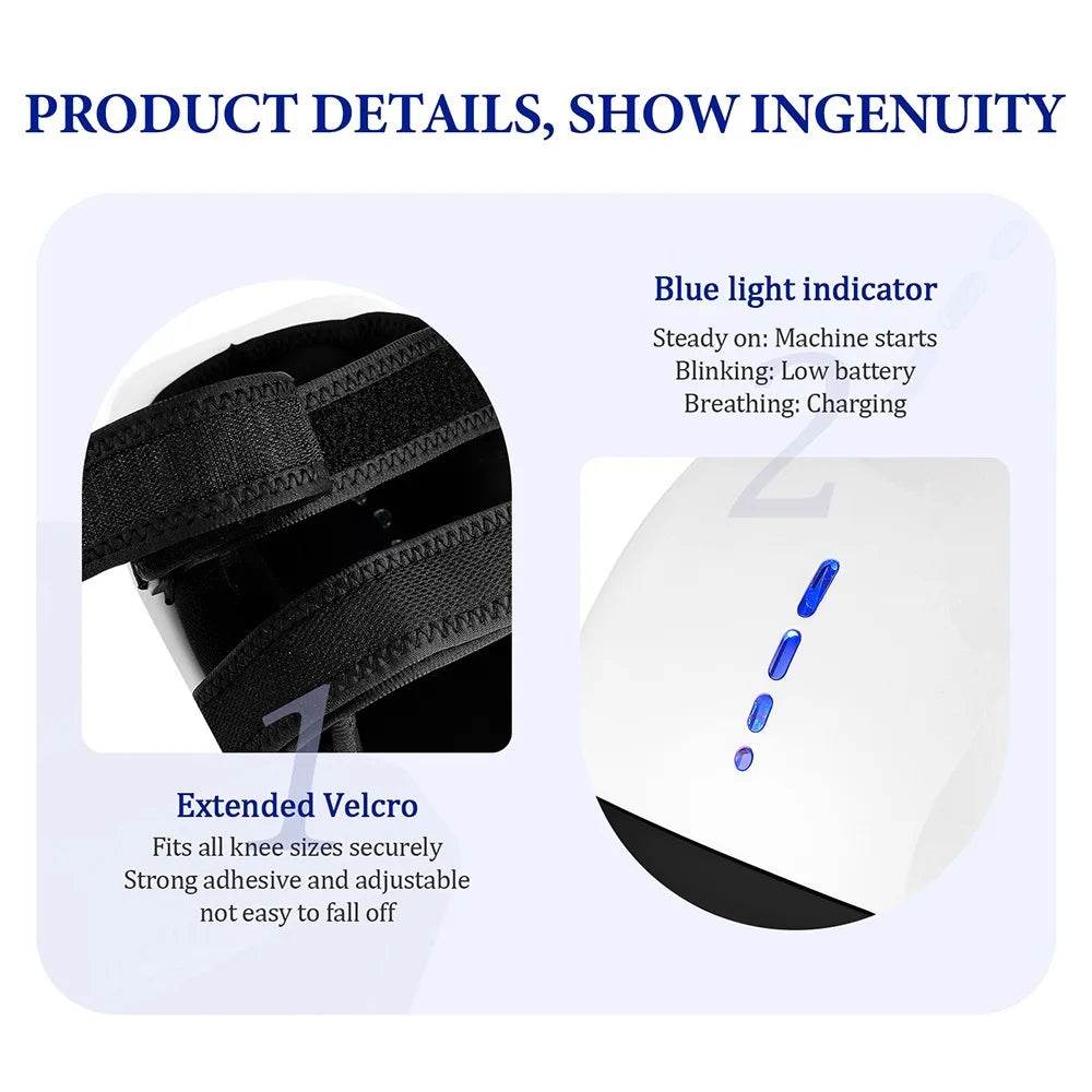 Smart Electric Knee Massager With Air Pressure Therapy - Omega Lifestyles