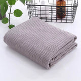 Pure Cotton Minimalist Towel Blanket - Sleep Galleria