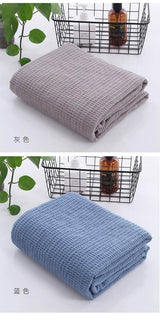 Pure Cotton Minimalist Towel Blanket - Sleep Galleria
