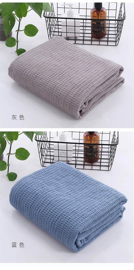 Pure Cotton Minimalist Towel Blanket - Sleep Galleria