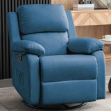 360 Degree Swivel Small Rocking Upholstered Recliner Chair - Omega Lifestyles