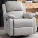 360 Degree Swivel Small Rocking Upholstered Recliner Chair - Omega Lifestyles