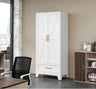 Large Heavy-Duty Metal Wardrobe Cabinet With Drawer - Omega Lifestyles