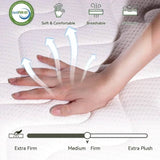 Medium 10-Inch Cooling Charcoal Memory Foam Mattress - Omega Lifestyles