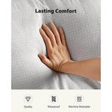 Modern Cotton Upholstered 3-Seater Living Room Sofa - Omega Lifestyles