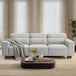 Modern Cotton Upholstered 3-Seater Living Room Sofa - Omega Lifestyles