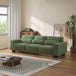 Modern Cotton Upholstered 3-Seater Living Room Sofa - Omega Lifestyles