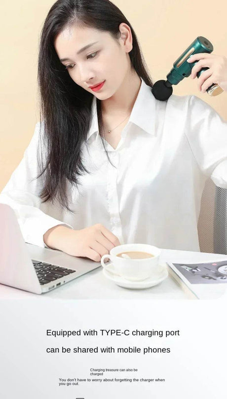 Portable Mini Muscle Massage Gun For Relaxation - Omega Lifestyles