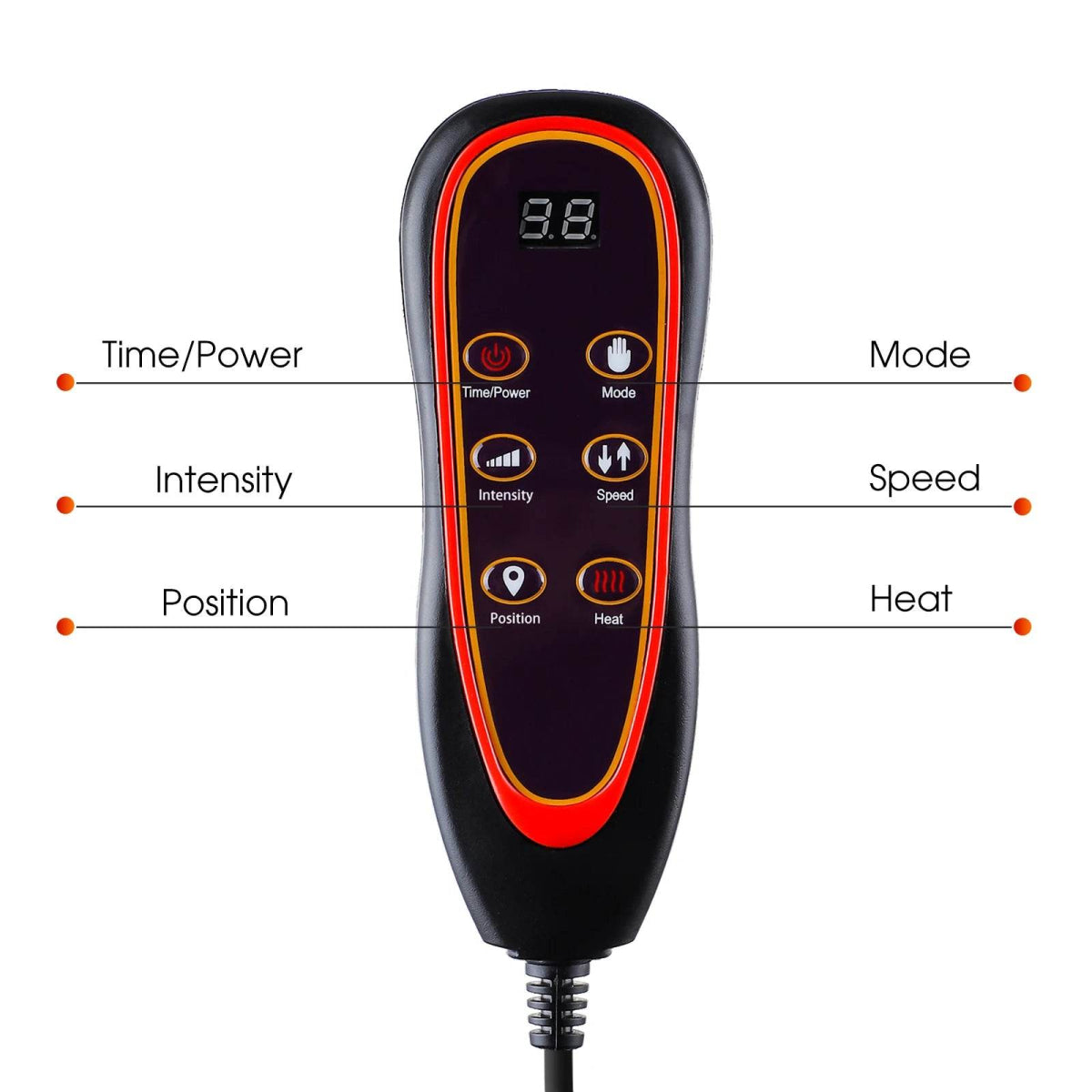Electric Heating Back Waist Vibration Massage Pad - Sleep Galleria