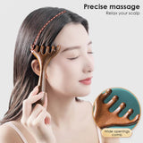 Natural Sandalwood Six-Claw Meridian Massage Comb - Sleep Galleria