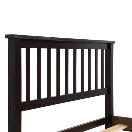 Twin Solid Wood Platform Bed Frame With Headboard And Footboard - Harper&Bright Designs - Omega Lifestyles