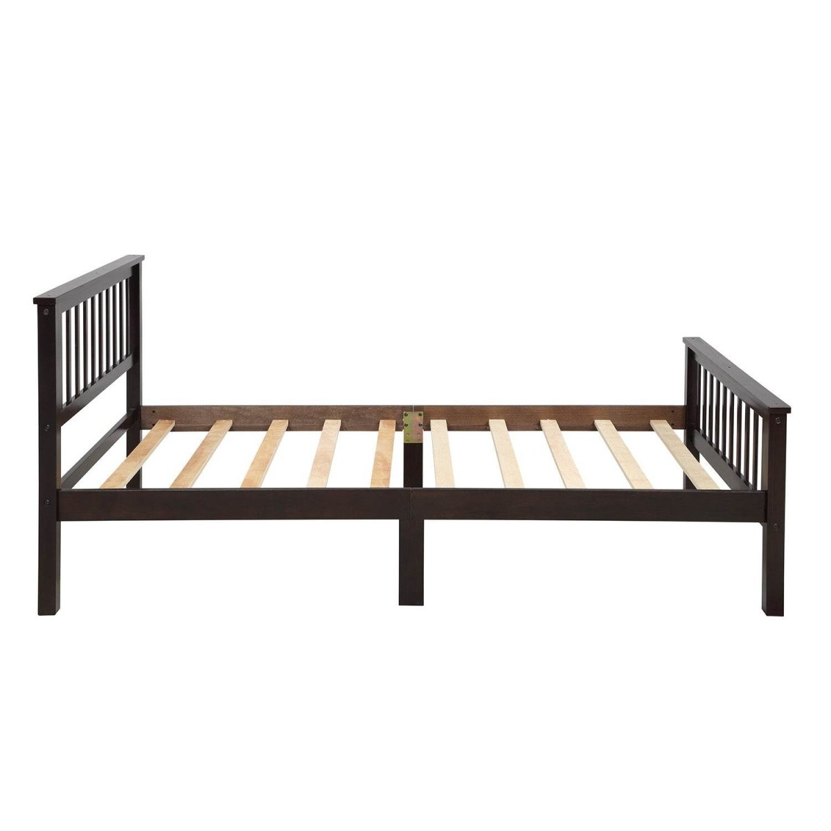 Twin Solid Wood Platform Bed Frame With Headboard And Footboard - Harper&Bright Designs - Omega Lifestyles