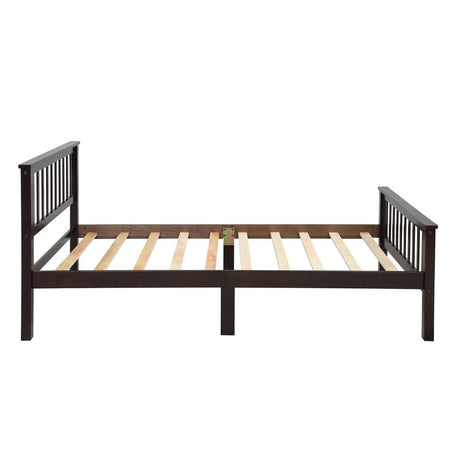 Twin Solid Wood Platform Bed Frame With Headboard And Footboard - Harper&Bright Designs - Omega Lifestyles