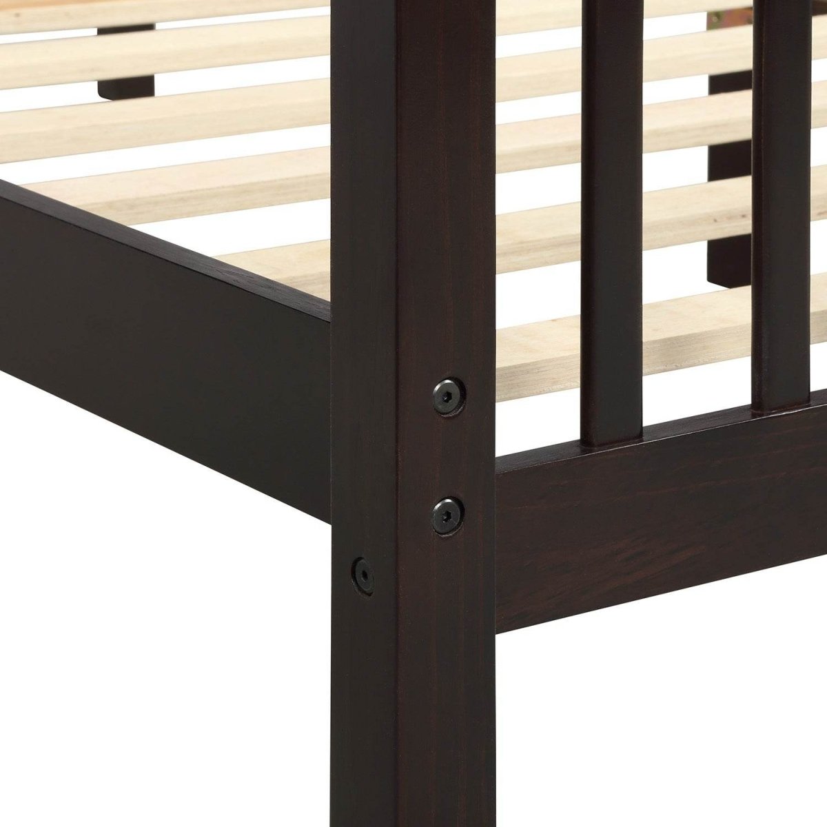 Twin Solid Wood Platform Bed Frame With Headboard And Footboard - Harper&Bright Designs - Omega Lifestyles