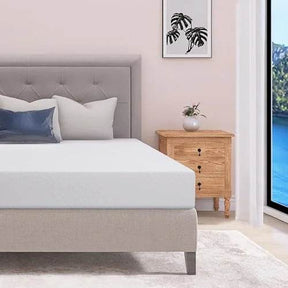 Medium 10-Inch Cooling Gel Green Tea Memory Foam Mattress - Omega Lifestyles